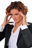 stressed woman