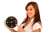 woman-holding-a-clock